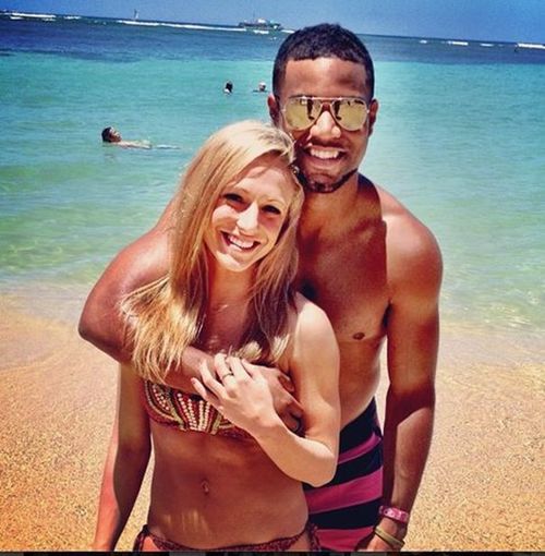 Golden Tate And Elise Pollard