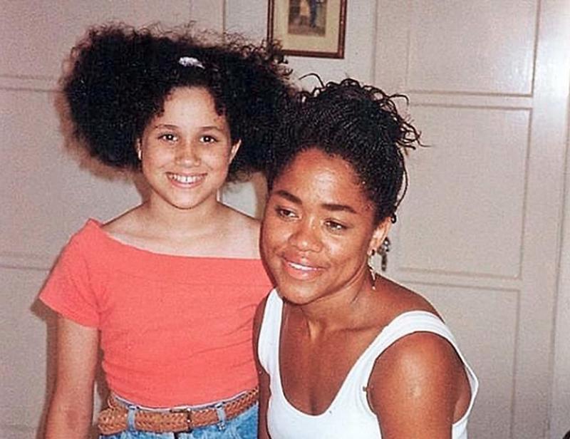 Meghan Markle, Age 11 With Mother Doria