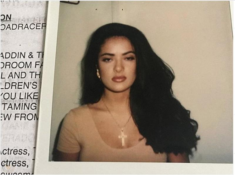 Salma Hayek’s Casting Polaroid, 1995