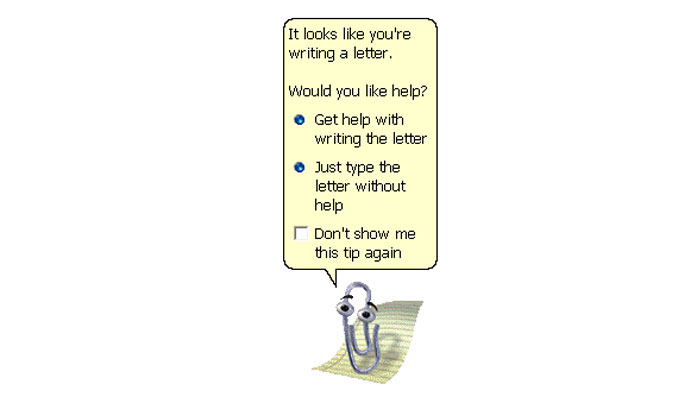 Office Assistant Clippy, Microsoft