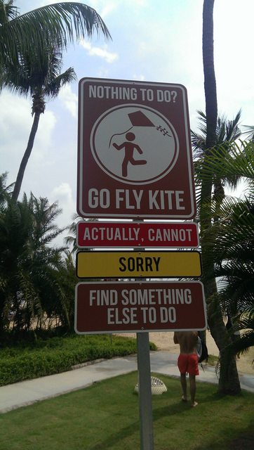 Singapore Beach Signs Are Next Level