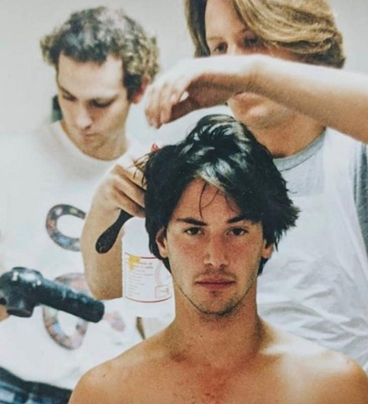 Keanu Reeves On The Set Of Bill & Ted’s Bogus Journey, 1991