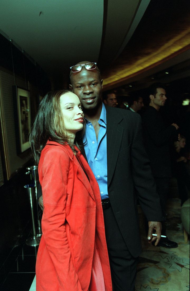 Victoria Mahoney And Djimon Hounsou