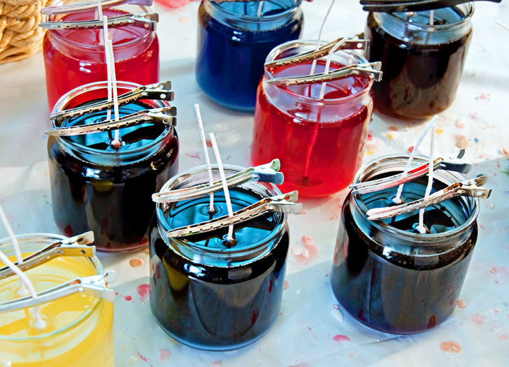 DIY Recycled Candles