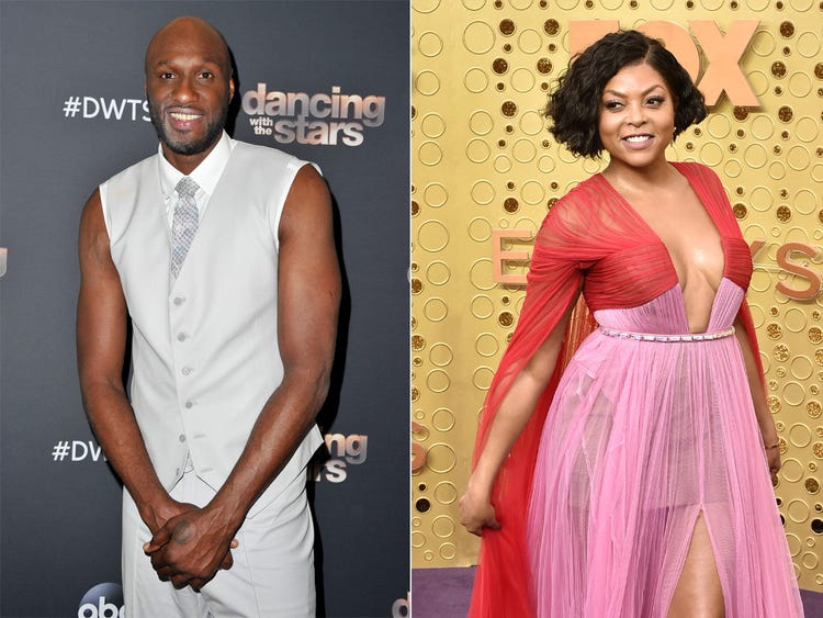 Lamar Odom And Taraji P. Henson