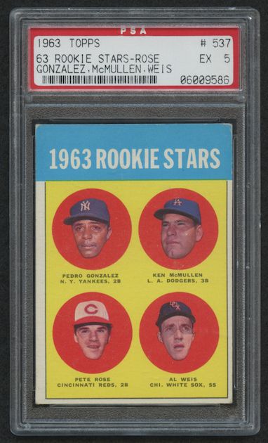 Al Weis Ken McMullen Pedro Gonzalez Pete Rose The 1963 Tops