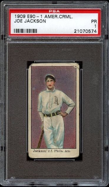 Shoeless Joe Jackson The 1909 American Caramel