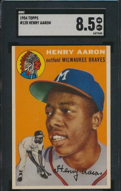 Hank Aaron The 1954 Topps Card