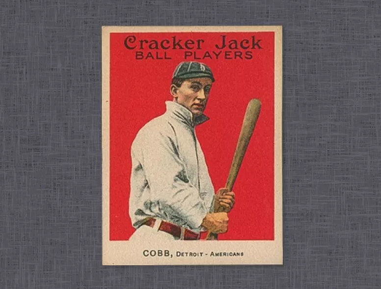 Cracker Jack Ty Cobb 1915