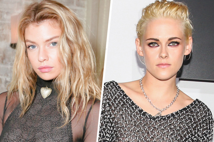 Stella Maxwell and Kristen Stewart