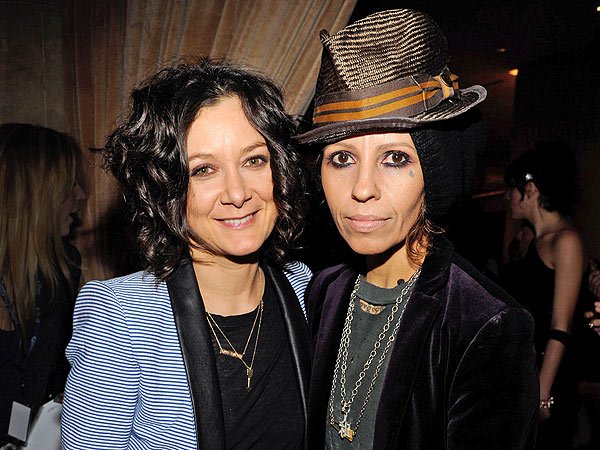 Linda Perry and Sara Gilbert