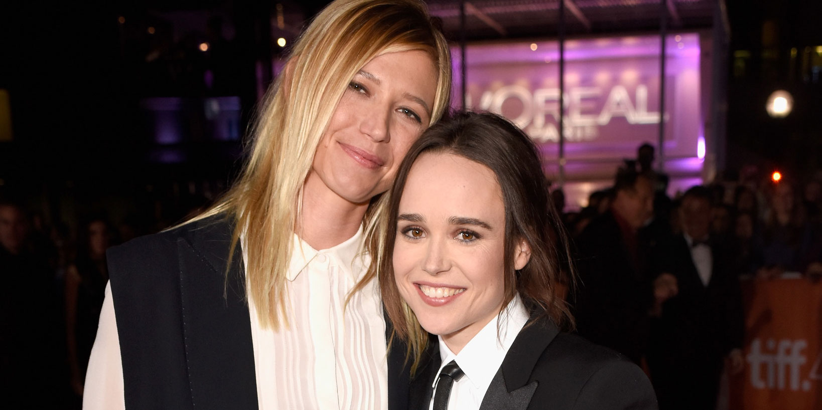 Samantha Thomas and Ellen Page