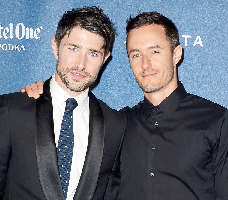 Blue Hamilton and Matt Dallas