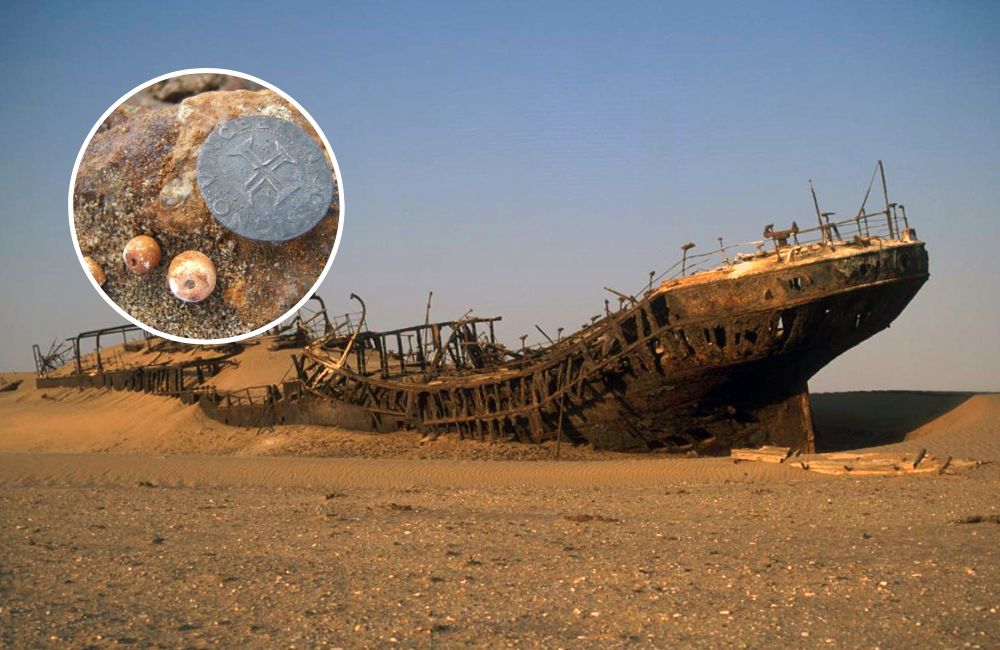 7. Long-lost Ship in Namibian Desert