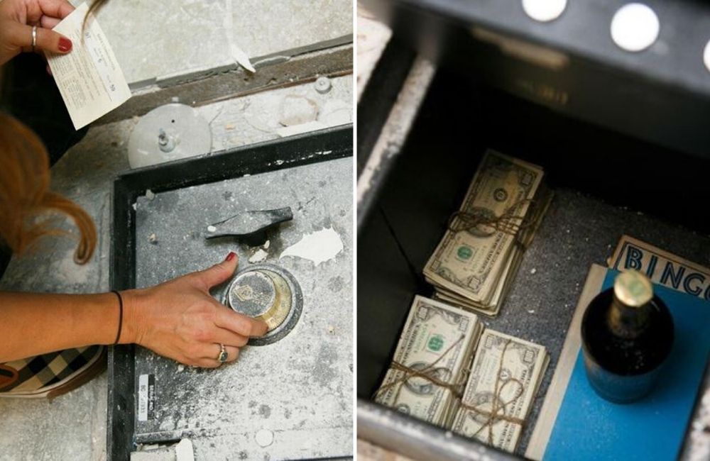 11. 50-year-old Safe in a Kitchen Wall