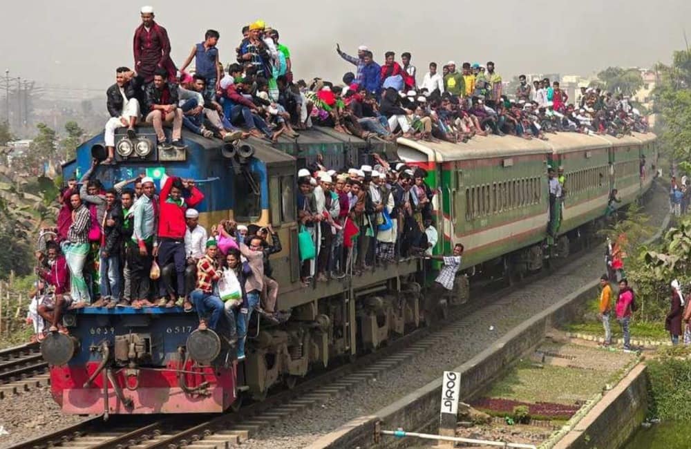 Overcrowded Trains